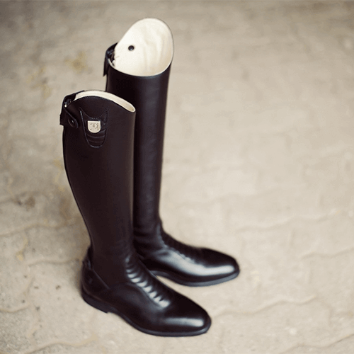 Reitstiefel schwarz Leder Reitstiefel schwarz Leder