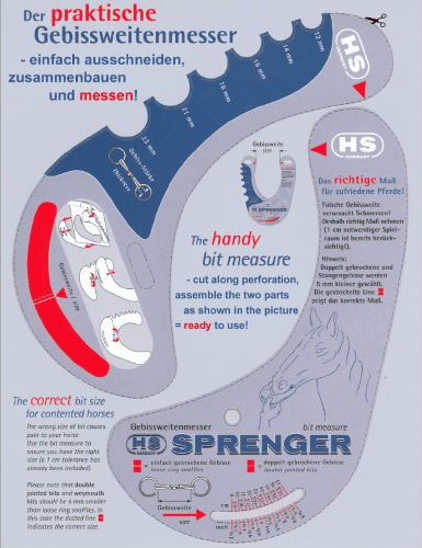 Gebissweitenmesser Gebissweitenmesser-Sprenger
