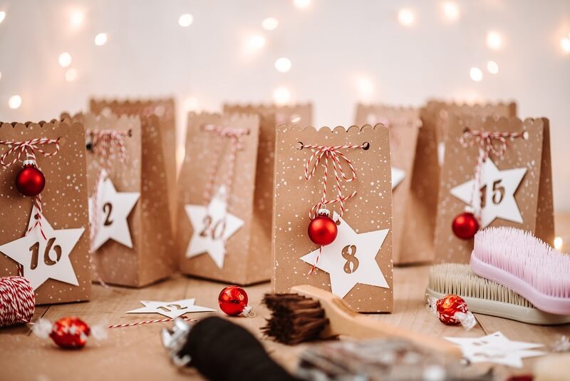 Adventskalender selber machen selbstgemachter Adventskalender