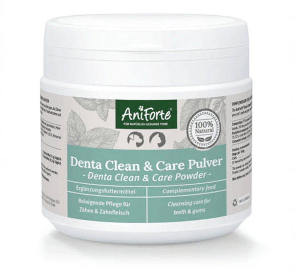 AniForte® Ergänzungsfutter Denta Clean & Care Zahnstein-EX Pulver
