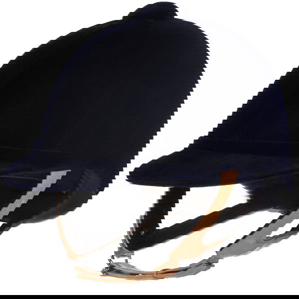 Charles Owen Reithelm Wellington Classic, samt, schwarz, blau