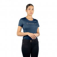Samshield T-Shirt Damen Axelle Metal Dots Rosé Gold FS22, kurzarm Samshield T-Shirt Damen Axelle Metal Dots Rosé Gold FS22, kurzarm