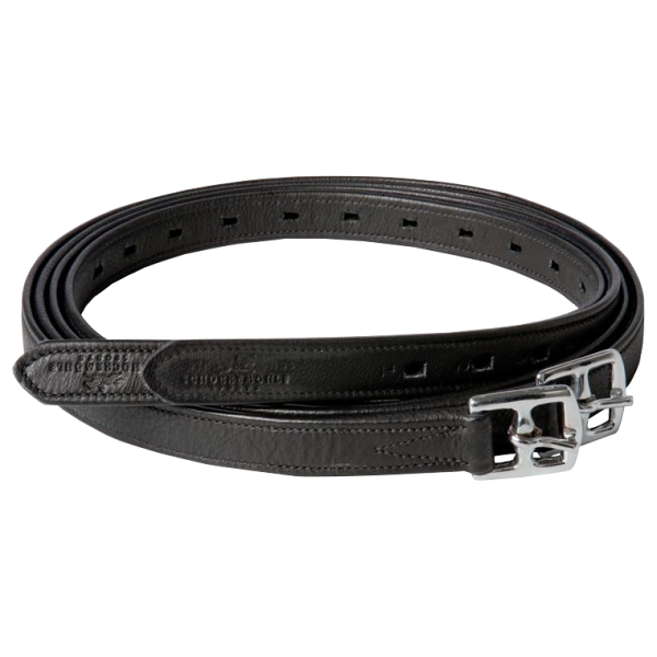 Schockemöhle Sports Steigbügelriemen Colorado, Leder, braun, schwarz