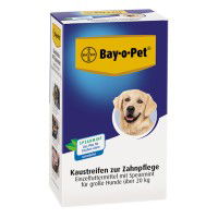 Bayer Zahnpflege Kaustreifen mit Spearmint für Hunde Bayer Zahnpflege Kaustreifen mit Spearmint für Hunde