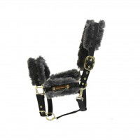 Kentucky Horsewear Nylon Lammfell Halfter, Fellhalfter Kentucky Horsewear Nylon Lammfell Halfter, Fellhalfter