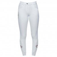 Cavalleria Toscana Reithose Mädchen Perforated Print HW21, Kniebesatz, Knee-Grip Cavalleria Toscana Reithose Mädchen Perforated Print HW21, Kniebesatz, Knee-Grip