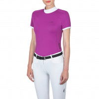 Equiline Turniershirt Damen Cyanc FS22, Turnierpolo, kurzarm Equiline Turniershirt Damen Cyanc FS22, Turnierpolo, kurzarm