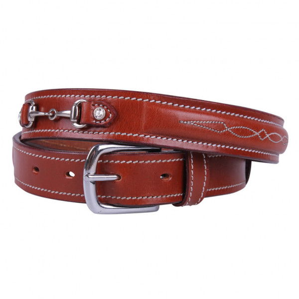 QHP Gürtel Damen Ricki, Reitgürtel, Ledergürtel