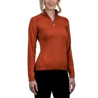 Kastel Denmark Shirt Damen Long Sleeve Shirred Shoulder HW22, Trainingsshirt, langarm