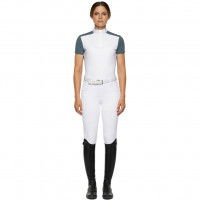 Cavalleria Toscana Turniershirt Damen Micro Sequins FS22, kurzarm Cavalleria Toscana Turniershirt Damen Micro Sequins FS22, kurzarm