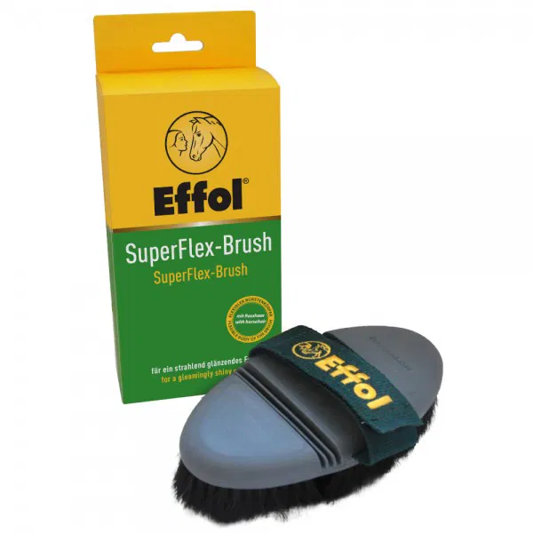 Effol Kardätsche SuperFlex Brush, Pferdebürste