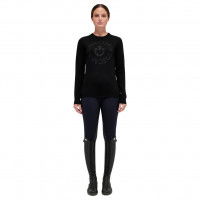 Cavalleria Toscana Pullover Damen Cashmere Blend CT Jacquard Orbit HW22 Cavalleria Toscana Pullover Damen Cashmere Blend CT Jacquard Orbit HW22