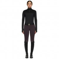 Cavalleria Toscana Pullover Damen Tech Wool Half Zip HW22, Stehkragen Cavalleria Toscana Pullover Damen Tech Wool Half Zip HW22, Stehkragen