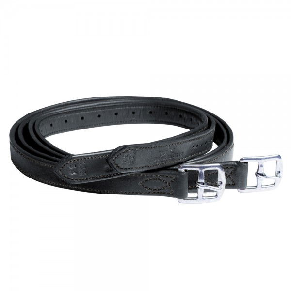 Schockemöhle Sports Steigbügelriemen Chantilly, Leder, schwarz
