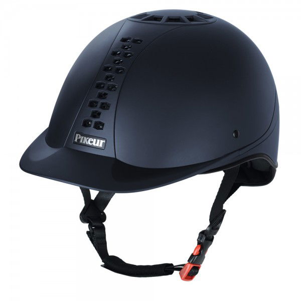 Pikeur Reithelm Pro Safe Classic, schwarz, blau