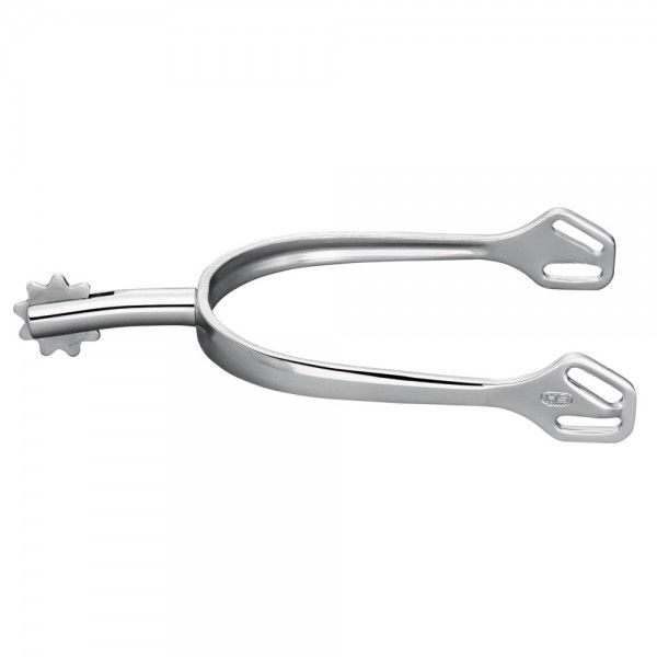 HS Sprenger Sporen Ultra fit, flaches Halsende und Rad, 45 mm Halslänge