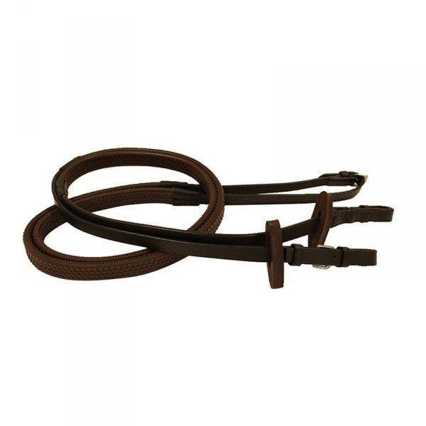 Horseware Rambo Micklem Gummi-Zügel für Competition Bridle