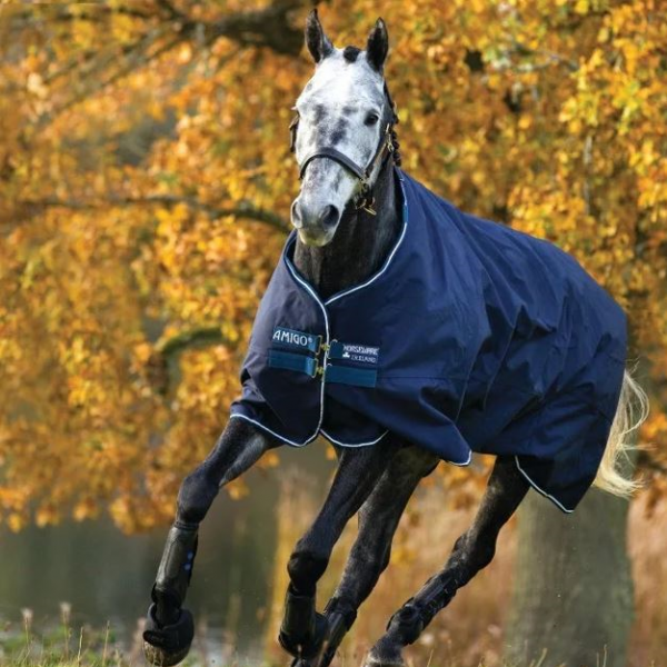 Horseware Amigo Outdoordecke Bravo 12 Lite, 0g, AARA41, blau