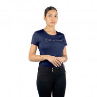 Samshield T-Shirt Damen Axelle Metal Dots Rosé Gold FS22, kurzarm Samshield T-Shirt Damen Axelle Metal Dots Rosé Gold FS22, kurzarm
