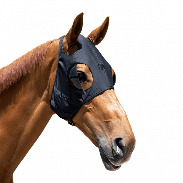 Fenwick Equestrian Maske Liquid Titanium mit Scheuklappen, therapeutische Maske